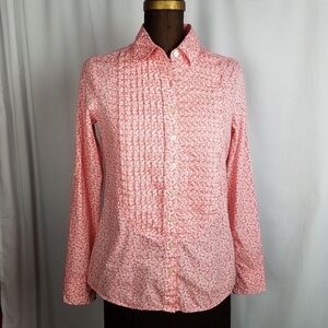 Banana Republic Pink Patterned Shirt